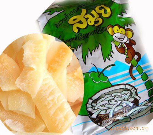 泰國特產(chǎn) 蘇梅香酥椰子片 進(jìn)口 零食品 泰國食品 批量洽談